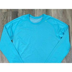 Lululemon Metal Vent Tech Men’s Size L Long Sleeve Shirt Blue